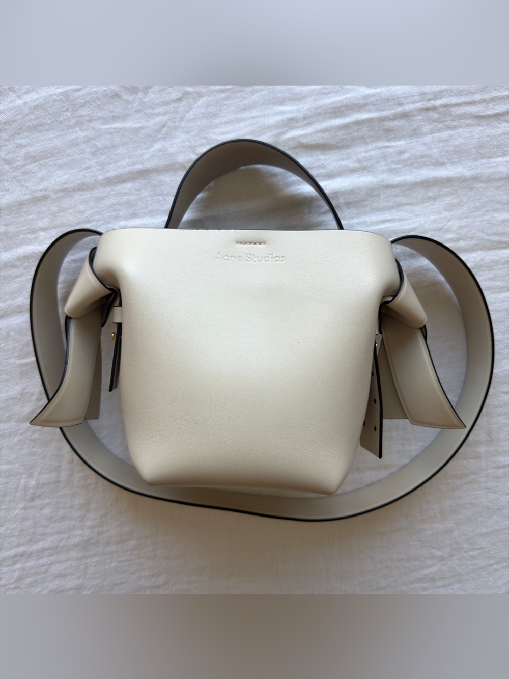 Acne Studios Musubi Bag in Cream